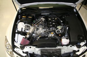 Lexus GS350 Performance Air Intake - K&N Engineering - Typhoon, Mandrel-bent Aluminum - Polished - `07-`09